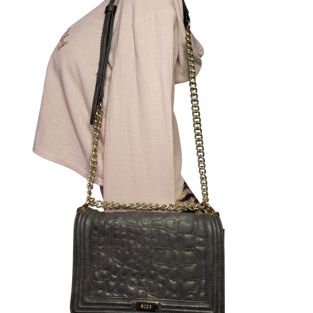 Gray Suede Jacket With Button Details - image 7